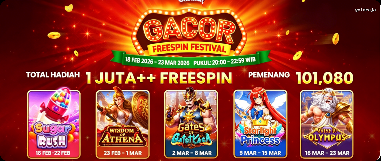 Login goldraja Sekarang Bonus Melimpah